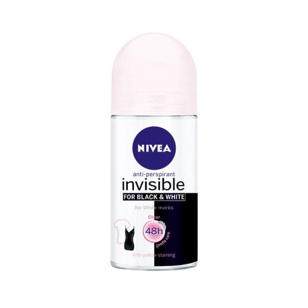 Nivea Deo Roll-On Black & White Clear Female 50 ml