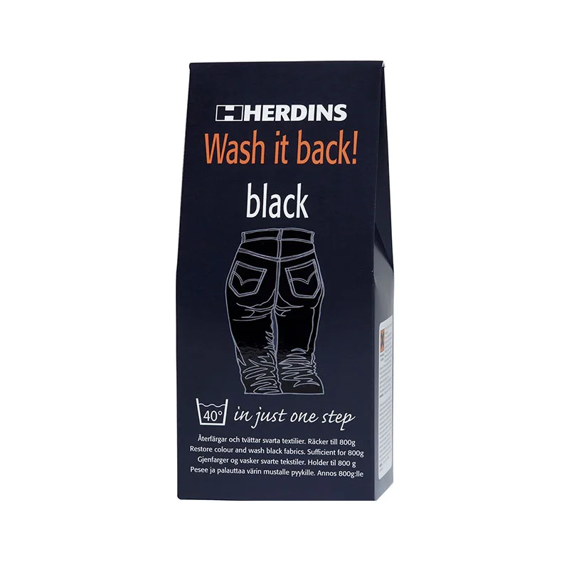 Herdins Wash it back – black
