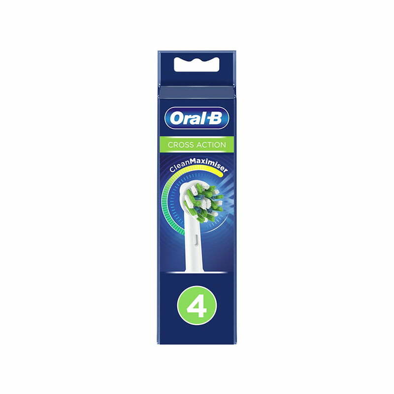 Oral-B Cross Action borsthuvud 4-pack