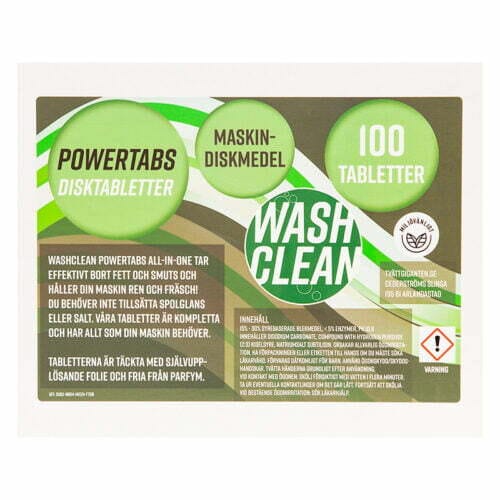 Washclean Disktabletter+ 100 st
