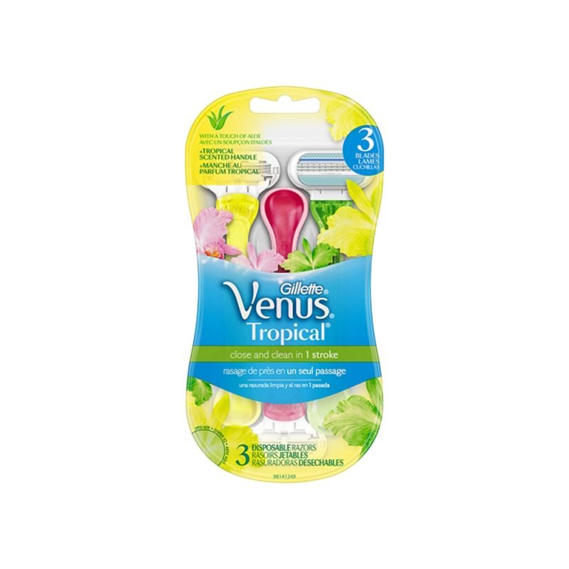 Rakhyvlar Gillette Venus Tropical engångs 3-pack