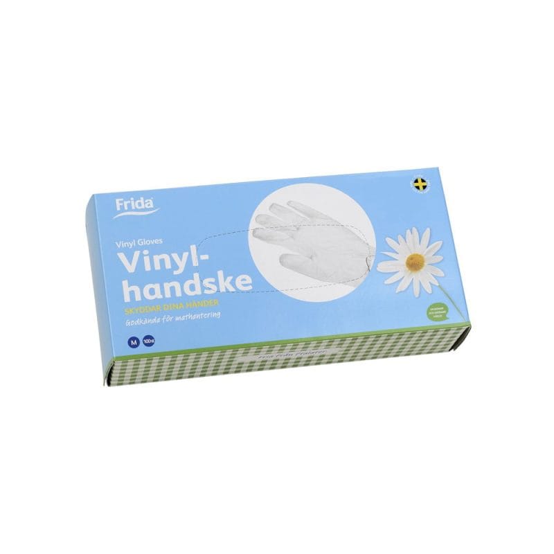 Vinylhandske 100-pack M