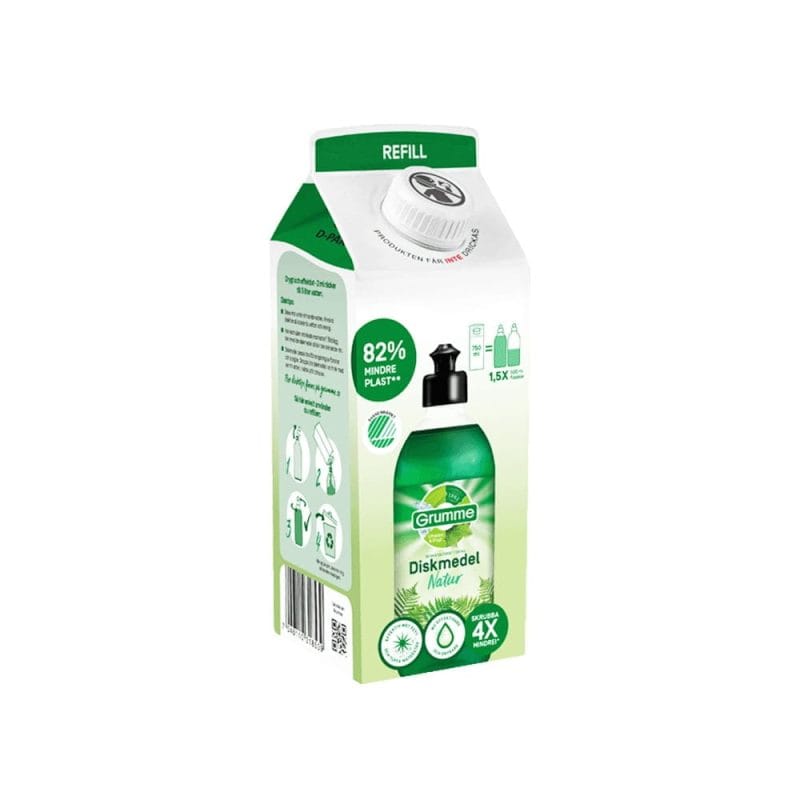 Grumme Diskmedel Refill Natur 750 ml